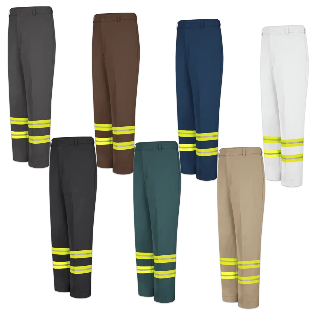 Industrial Hi-Vis Work Pants | Commercial Wash Resistant