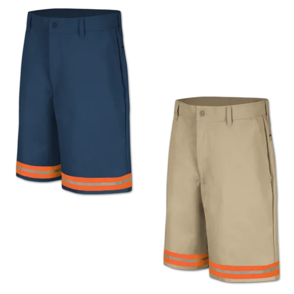 Comfortable Work Shorts in multiple color options - Comfortable and Easy-Care with soil release properties for various professional settings