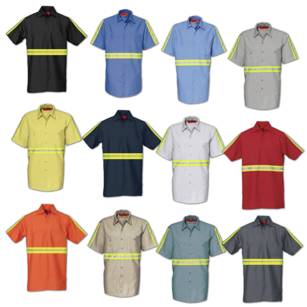 Hi Vis Uniform Work Shirt - Short Sleeve